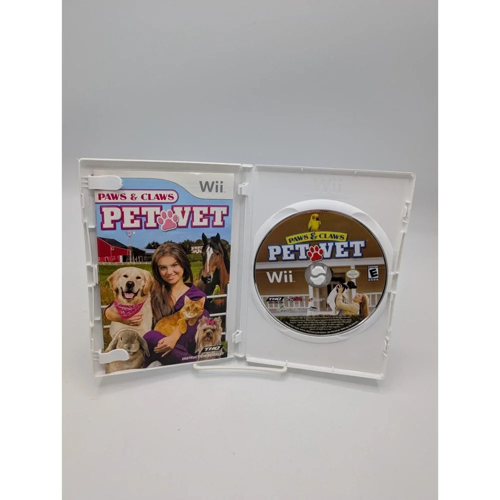 Paws And Claws Pet‎ Vet - Nintendo Wii Complete CIB